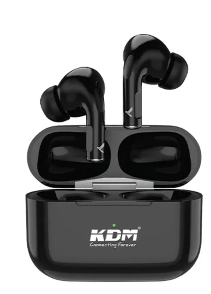 KDM A1 HopPods Bluetooth 5.4 Wireless Earbuds, 36 Hours Total Playtime with Case, 5H Single Charge, ENC Noise Cancellation,