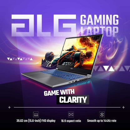 ALG AL15G-53 Gaming Laptop [CI7-13620H/16GB/512GB SSD/Win11 Home/15.6"/RTX3050 6GB/Grey] koi
