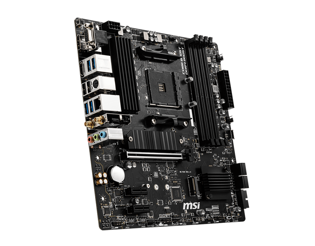 MSI B550M PRO-VDH WIFI AMD AM4 Motherboard (DDR4/PCIe 4.0/Wi-Fi/USB 3.2) 7C95-001R