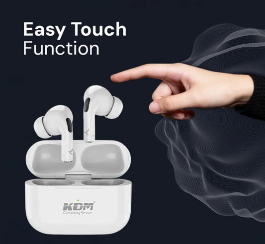 KDM A1 HopPods Bluetooth 5.4 Wireless Earbuds, 36 Hours Total Playtime with Case, 5H Single Charge, ENC Noise Cancellation,