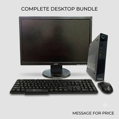 i5 Complete Desktop PC Setup | 8GB RAM, 256GB SSD, Acer Monitor & Zebronics Combo