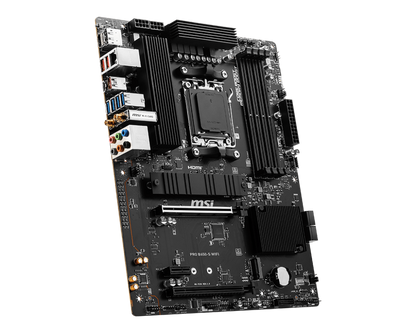 MSI PRO B650-S WIFI AMD AM5 Motherboard (DDR5/PCIe 4.0/Wi-Fi 6E/USB 3.2 Gen2)