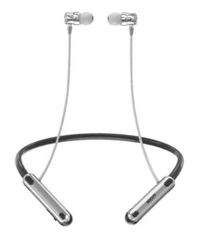 KDM A3 MAX Wireless Neckband Earphones, V5.4 Bluetooth, 60 Hours Playtime, Type-C Charging, Gaming Mode, Silver