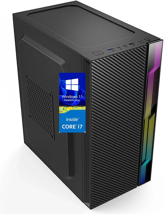 Desktop PC,Core i7-4770/90 Turbo | 16GB RAM | 512GB M.2 NVMe SSD 2 Years Warranty